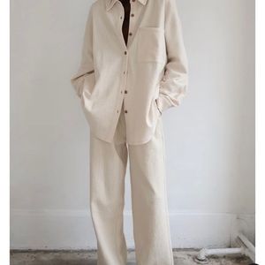 Oak+Fort knit shirt and pants SET